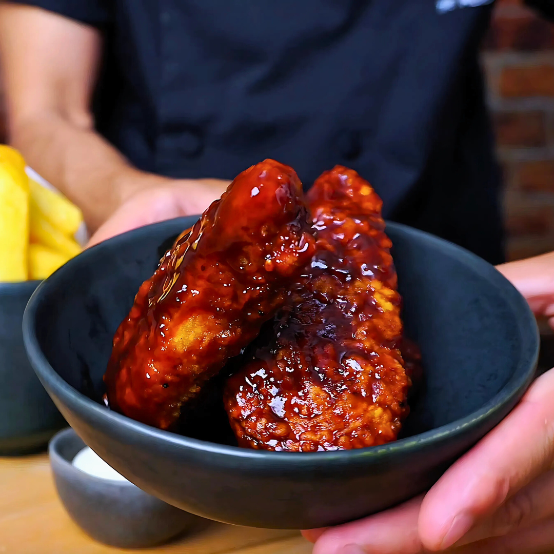 [MOCK]® BBQ Chicken Drumsticks with Chips