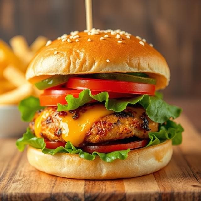 [MOCK]® Peri Peri Chicken Burger